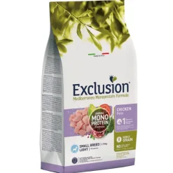 Exclusion Mediterraneo Light Small Breed Noble Grain Pollo