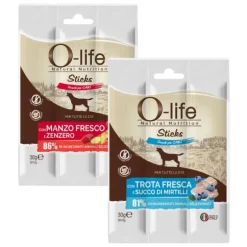 O-life Sticks Grain Free Snack per cani 3x10 gr