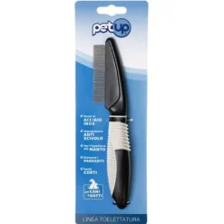 Pettine con denti corti in acciaio inox PetUp