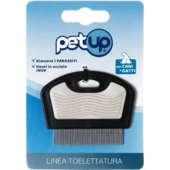 Pettinino per pulci in acciaio inox PetUp